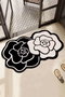Mijölnir Bungari Rose Alfombra de Baño Verde 60 x 100 cm Antideslizante Suave Duradera 10mm Poliester Lavable